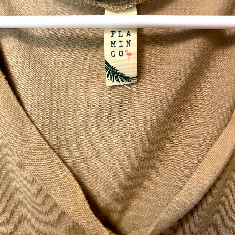 V neck short sleeve shirt